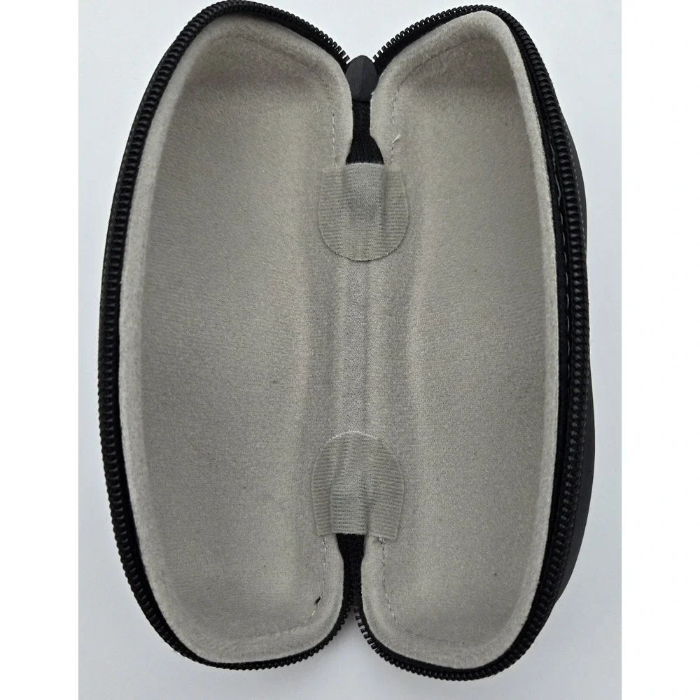 Vogue Logo Black Eye Glass Cases Zipper Clam Shell Sunglasses Glasses Case Set 2